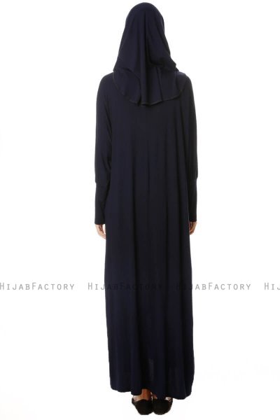 Nisa - Navy Blau Gebetskleid - Miss Halima