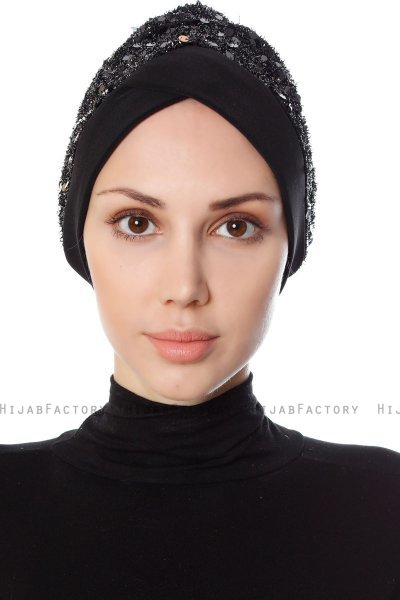 Nurten - Schwarz Turban