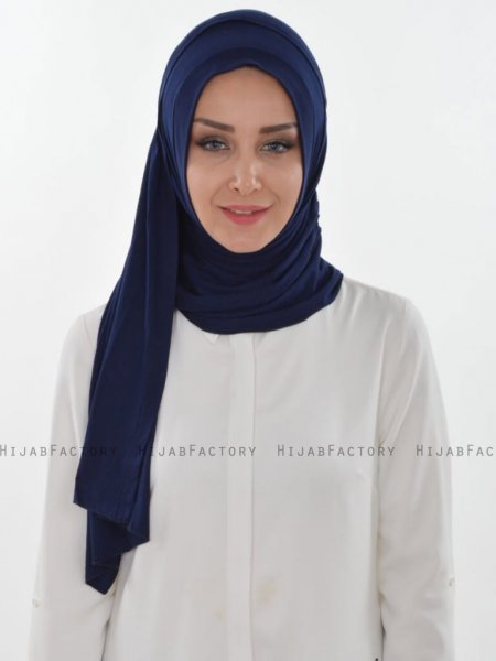 Pia Marinblå Praktisk Hijab Ayse Turban 321405a