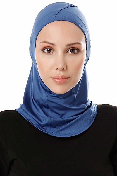 Pinar - Blau Sport Hijab - Ecardin