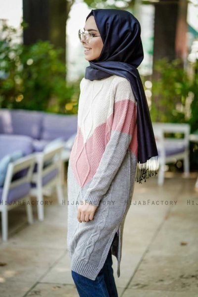 Priscilla - Steingrau Tunika - Insirah