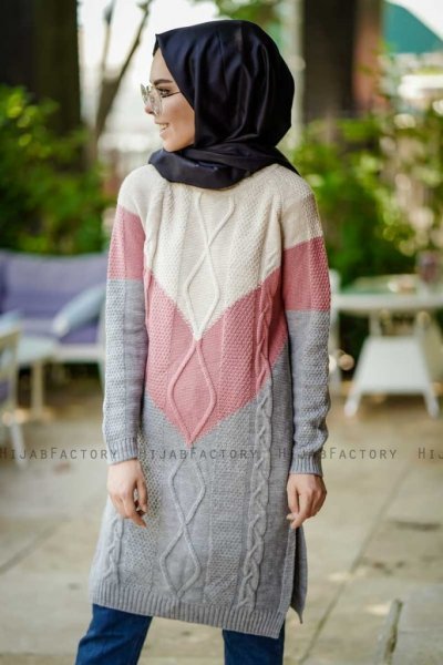 Priscilla - Steingrau Tunika - Insirah