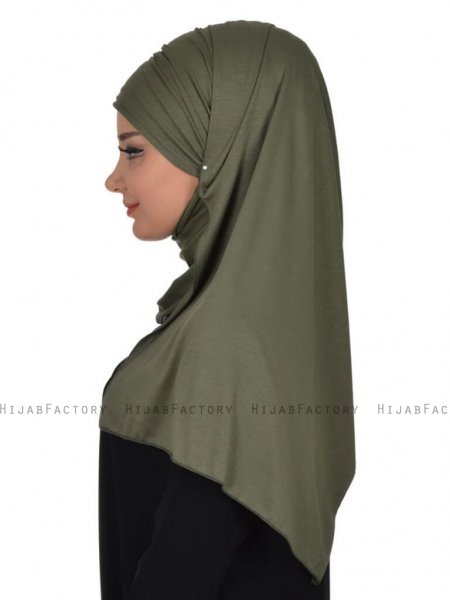 Rebecca Khaki Bomull Turban Ayse Turban 322306d