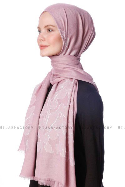Roshan - Dunkles Altrosa Hijab - Özsoy
