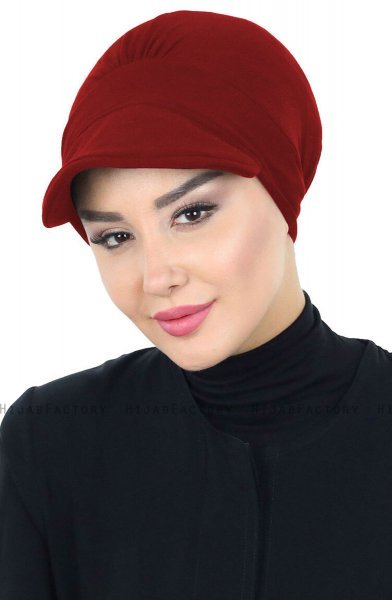 Sandra - Bordeaux Baumwolle Turban - Ayse Turban