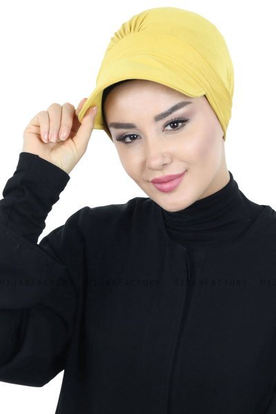 Sandra - Senf Baumwolle Turban - Ayse Turban