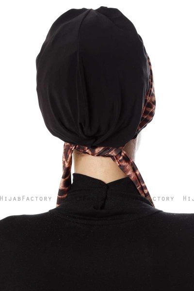 Sanem - Schwarz Turban