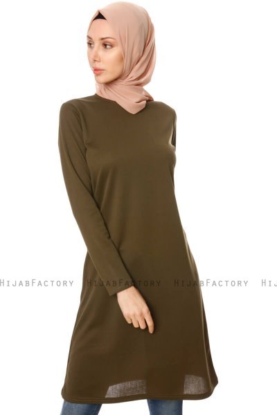 Sarah - Khaki Tunika - Miss Halima