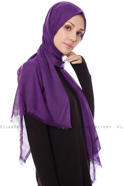 Selma - Deep Violet Hijab - Gülsoy