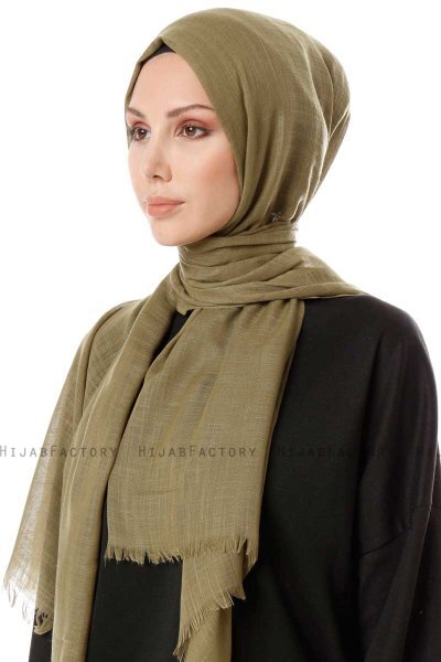Selma - Leichte Khaki Hijab - Gülsoy