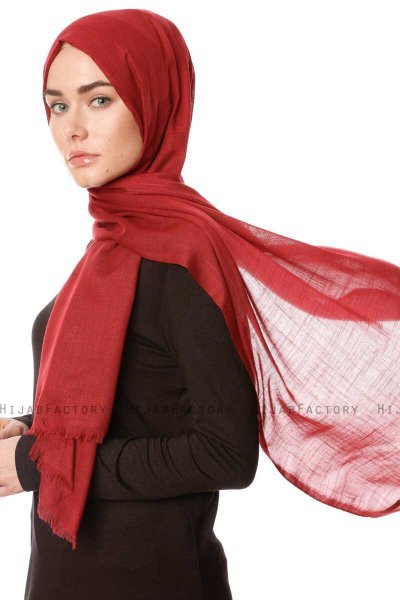 Selma - Dunkel Bordeaux Hijab - Gülsoy