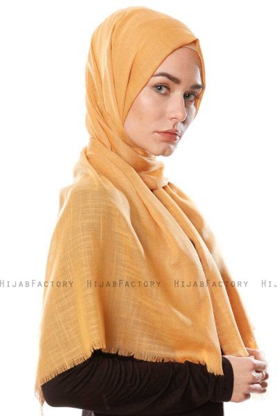 Selma - Dunkel Gold Hijab - Gülsoy