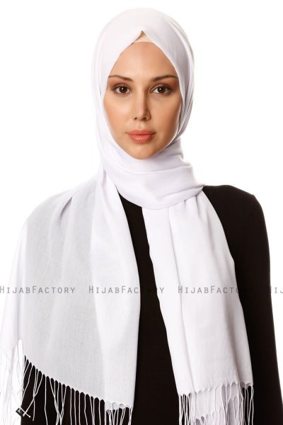 Semahat - Weiß Hijab - Özsoy