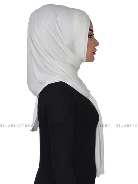 Sofia - Creme Baumwolle Praktisch Hijab