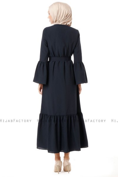 Soraya - Navy Blau Abaya - Miss Cazibe