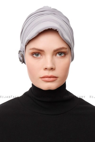 Sumeyye - Hellgrau Turban