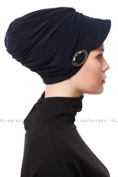 Sumeyye - Navy Blau Turban