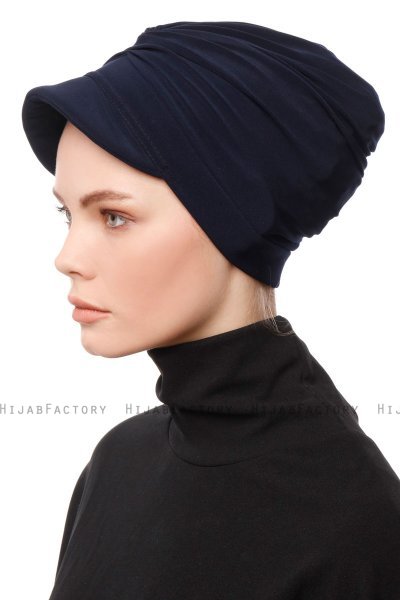 Sumeyye - Navy Blau Turban