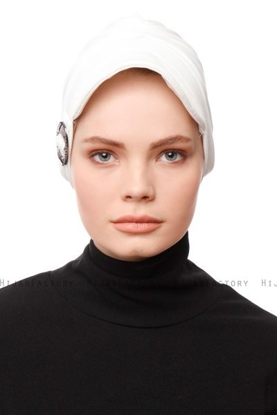 Sumeyye - Weiß Turban