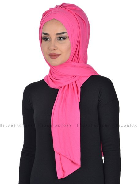 Tamara - Fuchsie Baumwolle Praktisch Hijab