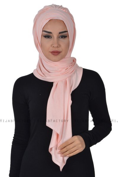 Tamara - Altrosa Baumwolle Praktisch Hijab