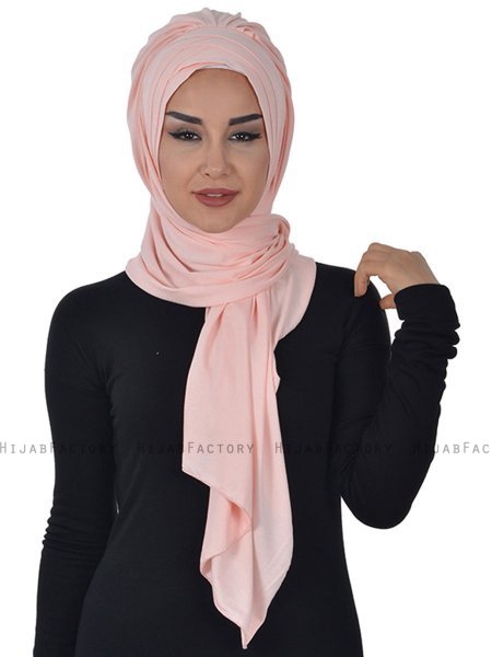 Tamara - Altrosa Baumwolle Praktisch Hijab