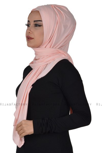 Tamara - Altrosa Baumwolle Praktisch Hijab