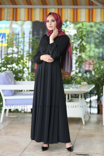 Tiana - Schwarz Kleid - Insirah