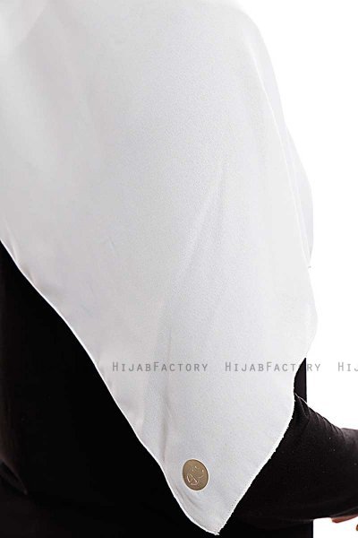 Yara - Creme Praktisch Fertig Crepe Hijab
