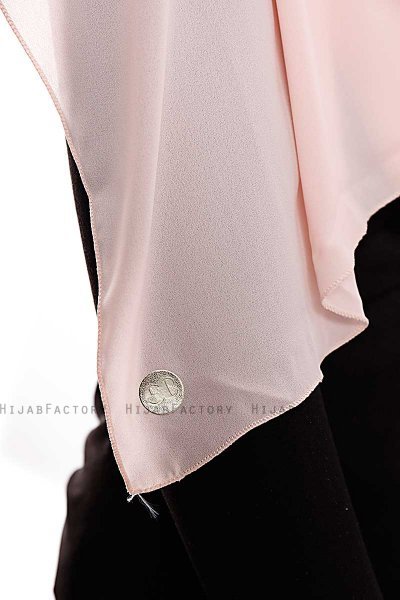 Yara - Rosa Praktisch Fertig Crepe Hijab
