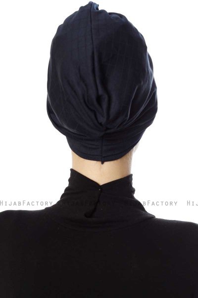 Yonca - Navy Blau Turban