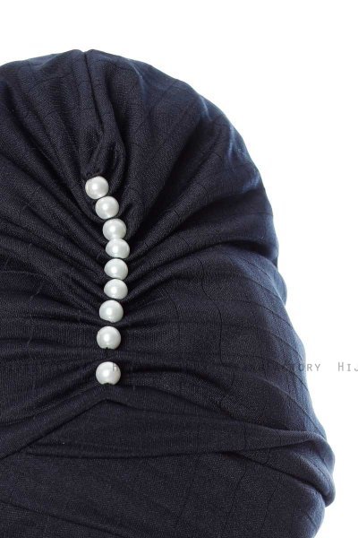 Yonca - Navy Blau Turban