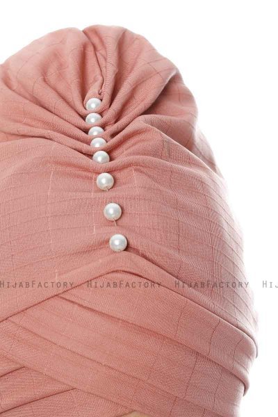 Yonca - Dunkelrosa Turban