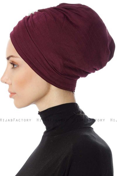 Yonca - Pflaume Turban