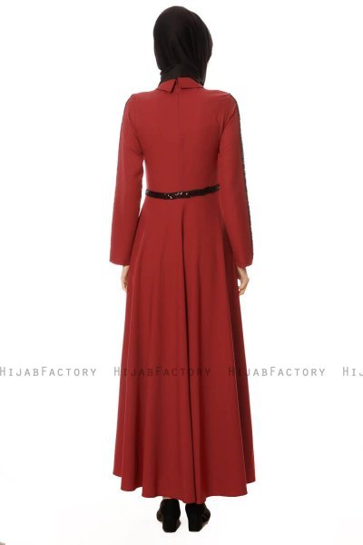 Yussra - Bordeaux Kleid - Burun