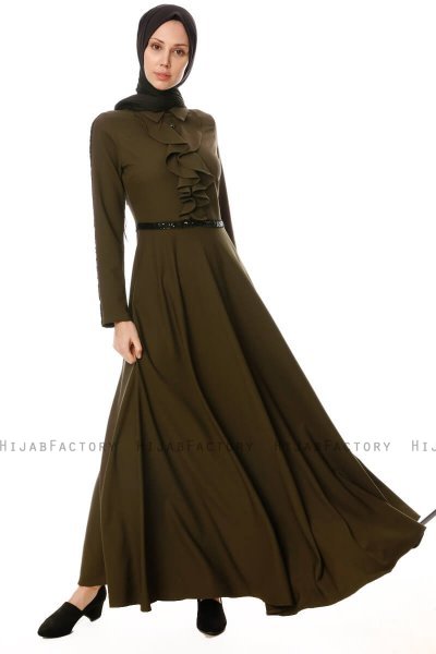 Yussra - Khaki Kleid - Burun