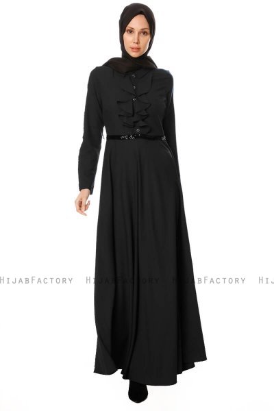 Yussra - Schwarz Kleid - Burun