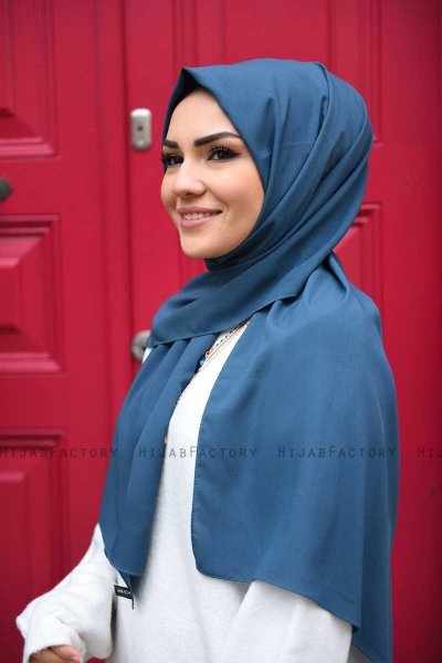 Zahra - Benzingrün Krepp Hijab - Mirach