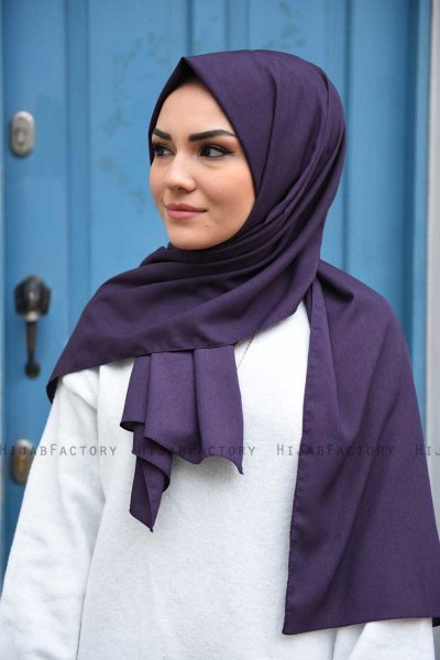 Zahra - Pflaume Krepp Hijab - Mirach