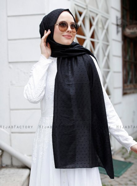 Malika - Schwarz Hijab - Sal Evi