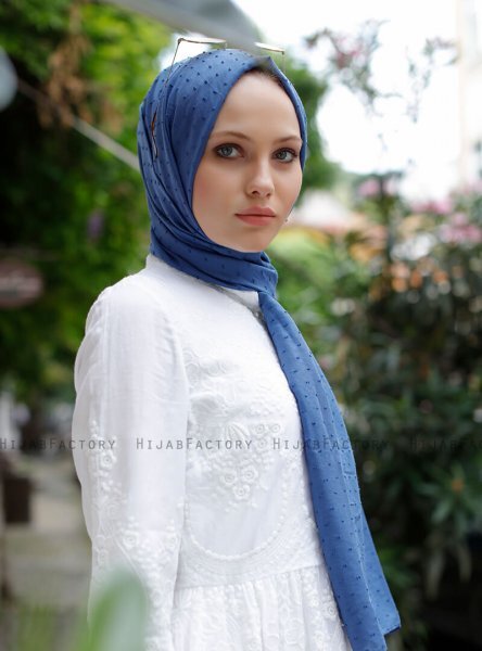 Malika - Blau Hijab - Sal Evi