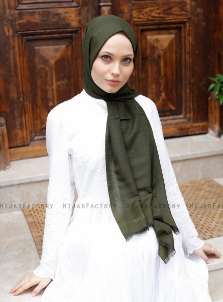 Zaina - Dunkelgrün Hijab - Sal Evi