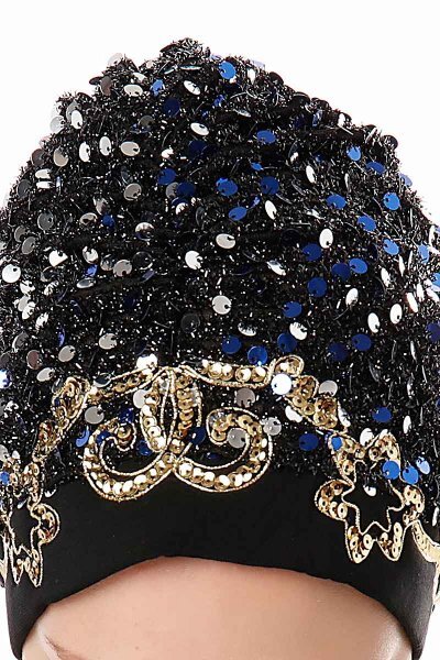 Zuleyha - Navy Blau Turban